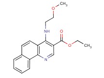 ethyl 4-[(2-methoxyethyl)amino]benzo[h]quinoline-3-carboxylate