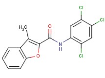 3-methyl-N-(2,4,5-trichlorophenyl)-1-benzofuran-2-carboxamide