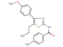 N-[4-(4-methoxyphenyl)-5-propyl-1,3-thiazol-2-yl]-4-methylbenzamide