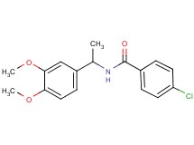 4-chloro-N-[1-(3,4-dimethoxyphenyl)ethyl]benzamide