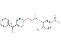 N-(2-methyl-5-nitrophenyl)-2-[4-(1-methyl-1-phenylethyl)phenoxy]acetamide