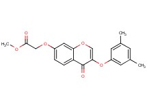 methyl {[3-(3,5-dimethylphenoxy)-4-oxo-4H-chromen-7-yl]oxy}acetate