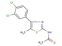 N-[4-(3,4-dichlorophenyl)-5-methyl-1,3-thiazol-2-yl]acetamide