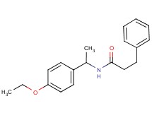 N-[1-(4-ethoxyphenyl)ethyl]-3-phenylpropanamide