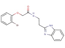 N-[2-(1H-benzimidazol-2-yl)ethyl]-2-(2-bromophenoxy)acetamide