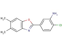 2-chloro-5-(5,6-dimethyl-1,3-benzoxazol-2-yl)aniline
