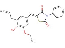 5-(3-allyl-5-ethoxy-4-hydroxybenzylidene)-3-phenyl-1,3-thiazolidine-2,4-dione