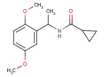 N-[1-(2,5-dimethoxyphenyl)ethyl]cyclopropanecarboxamide
