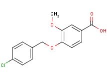 4-[(4-chlorobenzyl)oxy]-3-methoxybenzoic acid