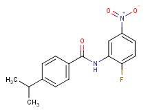 N-(2-fluoro-5-nitrophenyl)-4-isopropylbenzamide