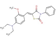 5-[4-(diethylamino)-2-methoxybenzylidene]-3-phenyl-1,3-thiazolidine-2,4-dione