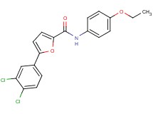 5-(3,4-dichlorophenyl)-N-(4-ethoxyphenyl)-2-furamide