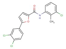 N-(3-chloro-2-methylphenyl)-5-(3,4-dichlorophenyl)-2-furamide