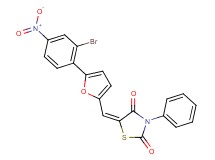 5-{[5-(2-bromo-4-nitrophenyl)-2-furyl]methylene}-3-phenyl-1,3-thiazolidine-2,4-dione