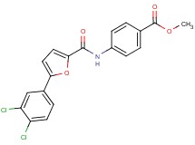 methyl 4-{[5-(3,4-dichlorophenyl)-2-furoyl]amino}benzoate