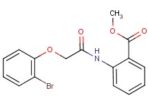 methyl 2-{[(2-bromophenoxy)acetyl]amino}benzoate