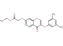 ethyl {[3-(3,5-dimethylphenoxy)-4-oxo-4H-chromen-7-yl]oxy}acetate