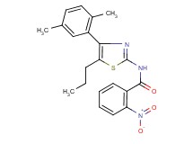 N-[4-(2,5-dimethylphenyl)-5-propyl-1,3-thiazol-2-yl]-2-nitrobenzamide
