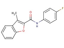 N-(4-fluorophenyl)-3-methyl-1-benzofuran-2-carboxamide