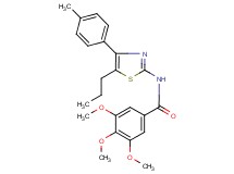 3,4,5-trimethoxy-N-[4-(4-methylphenyl)-5-propyl-1,3-thiazol-2-yl]benzamide