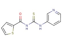 N-[(3-pyridinylamino)carbonothioyl]-2-thiophenecarboxamide