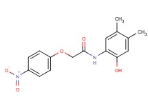 N-(2-hydroxy-4,5-dimethylphenyl)-2-(4-nitrophenoxy)acetamide