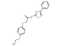 2-(4-ethoxyphenoxy)-N-(4-phenyl-1,3-thiazol-2-yl)acetamide