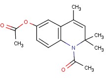 1-acetyl-2,2,4-trimethyl-1,2-dihydro-6-quinolinyl acetate