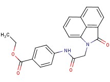 ethyl 4-{[(2-oxobenzo[cd]indol-1(2H)-yl)acetyl]amino}benzoate