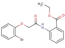 ethyl 2-{[(2-bromophenoxy)acetyl]amino}benzoate