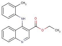 ethyl 4-[(2-methylphenyl)amino]-3-quinolinecarboxylate