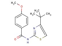 N-(4-tert-butyl-1,3-thiazol-2-yl)-4-methoxybenzamide
