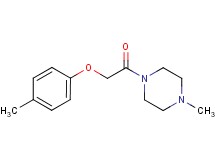 1-methyl-4-[(4-methylphenoxy)acetyl]piperazine