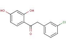 2-(3-chlorophenyl)-1-(2,4-dihydroxyphenyl)ethanone