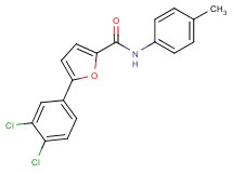5-(3,4-dichlorophenyl)-N-(4-methylphenyl)-2-furamide