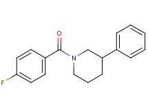 1-(4-fluorobenzoyl)-3-phenylpiperidine
