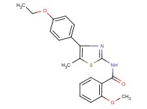 N-[4-(4-ethoxyphenyl)-5-methyl-1,3-thiazol-2-yl]-2-methoxybenzamide
