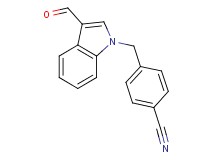 4-[(3-formyl-1H-indol-1-yl)methyl]benzonitrile