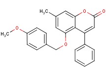 5-[(4-methoxybenzyl)oxy]-7-methyl-4-phenyl-2H-chromen-2-one