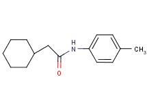 2-cyclohexyl-N-(4-methylphenyl)acetamide