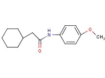 2-cyclohexyl-N-(4-methoxyphenyl)acetamide