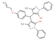 4,4'-{[4-(allyloxy)phenyl]methylene}bis(3-methyl-1-phenyl-1H-pyrazol-5-ol)