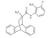 N-(3-chloro-2-methylphenyl)-15-methyltetracyclo[6.6.2.0~2,7~.0~9,14~]hexadeca-2,4,6,9,11,13-hexaene-15-carboxamide