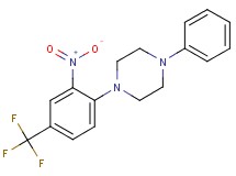 1-[2-nitro-4-(trifluoromethyl)phenyl]-4-phenylpiperazine