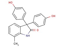 3,3-bis(4-hydroxyphenyl)-7-methyl-1,3-dihydro-2H-indol-2-one