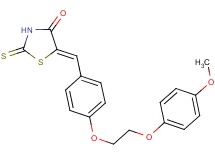 5-{4-[2-(4-methoxyphenoxy)ethoxy]benzylidene}-2-thioxo-1,3-thiazolidin-4-one