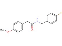 N-(4-fluorobenzyl)-2-(4-methoxyphenyl)acetamide