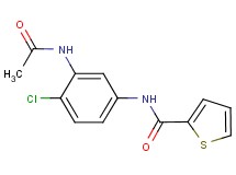 N-[3-(acetylamino)-4-chlorophenyl]-2-thiophenecarboxamide