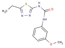N-(5-ethyl-1,3,4-thiadiazol-2-yl)-N'-(3-methoxyphenyl)urea
