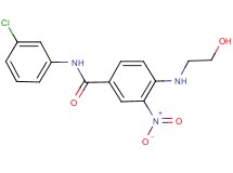 N-(3-chlorophenyl)-4-[(2-hydroxyethyl)amino]-3-nitrobenzamide
